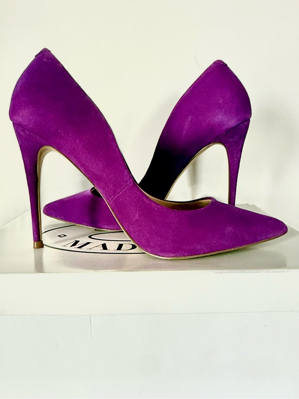 Steve Madden Daisie Purple Suede Pointed Toe Pumps Size 8.5